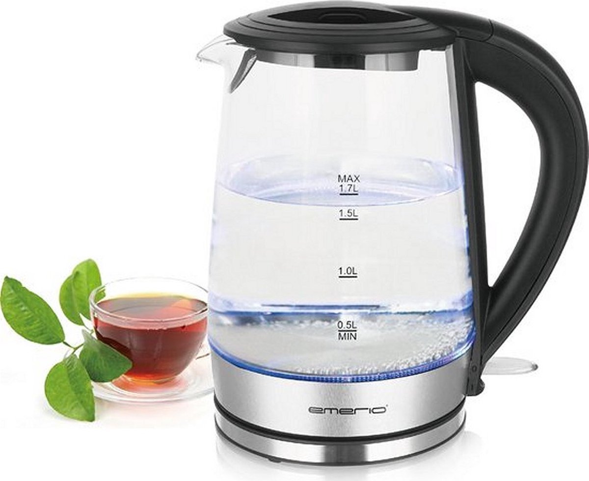 Emerio Wk-123132 - Waterkoker - Snoerloos - Bpa-vrij Rvs - 1.7 L - Zwart