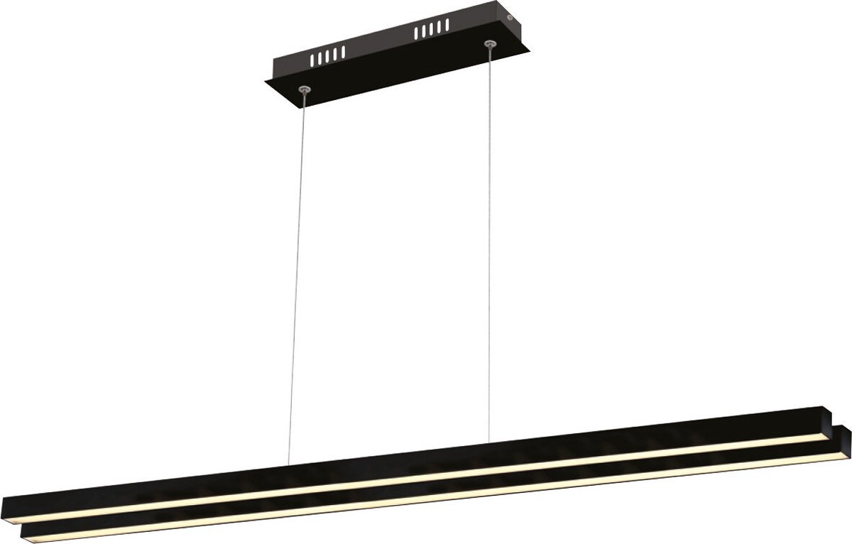 BES LED Led Hanglamp - Hangverlichting - Mater - 35w - Natuurlijk Wit 4000k Aluminium - Zwart