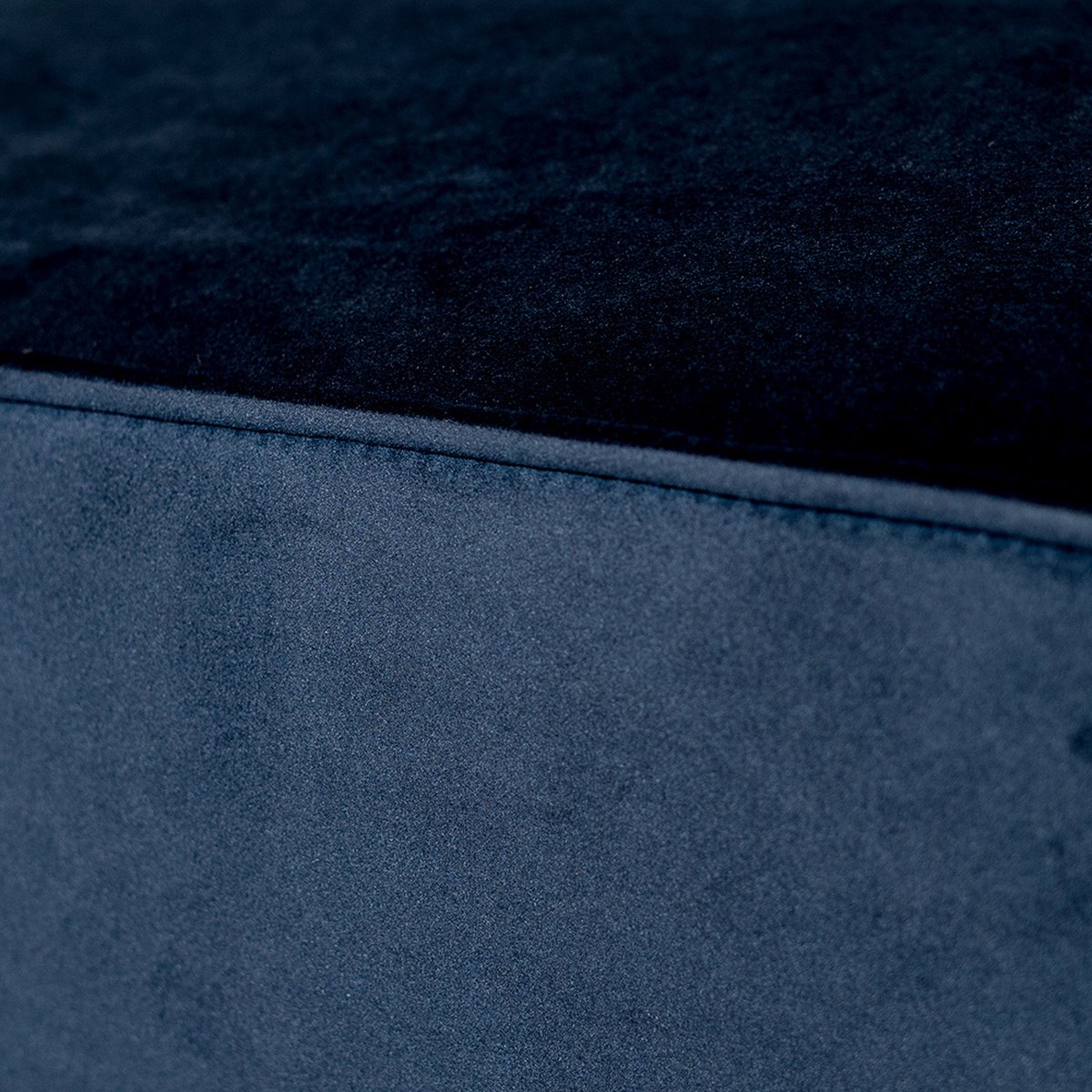 Bronx71 Hocker Memphis velvet - Blauw