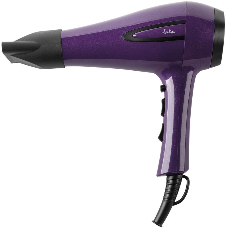 False Secador de Pelo - Jata JJBSC1065 AC , 2200 W, 3 Velocidades, 3 Temperaturas, Morado - Púrpura