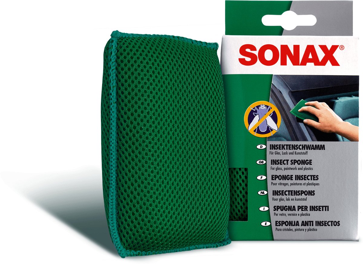 Sonax Insectenspons 15,7 X 8,8 Cm Foam - Groen