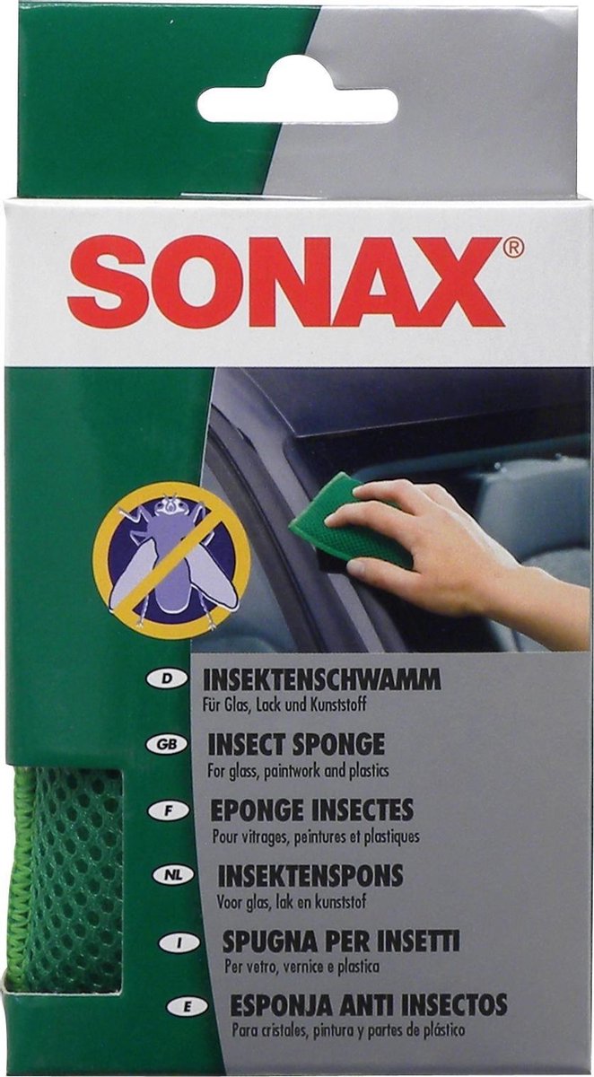 Sonax Insectenspons 15,7 X 8,8 Cm Foam - Groen