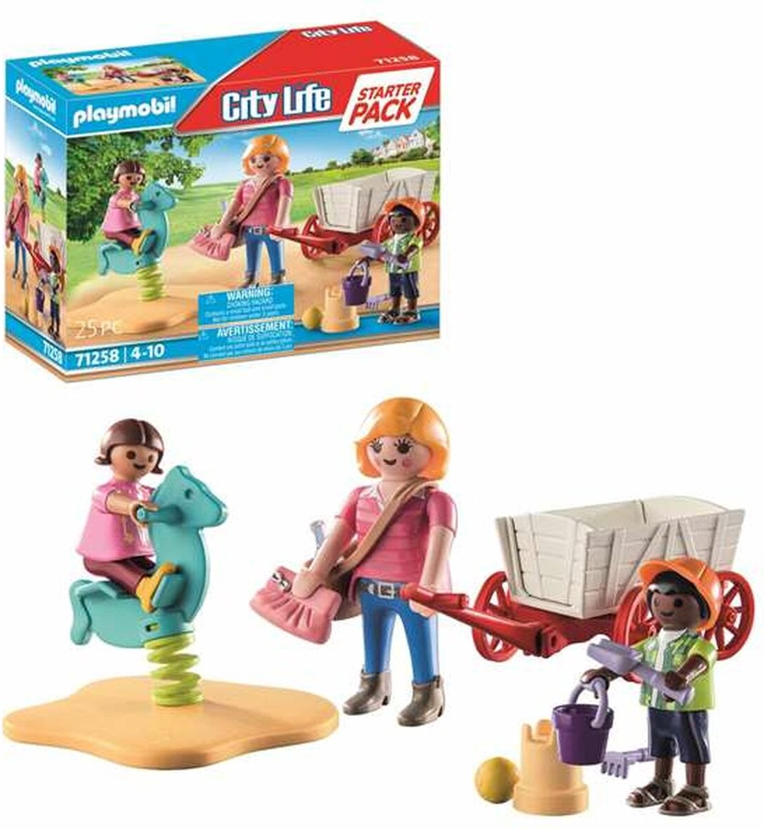 Playmobil Starterpack 71258 Opvoeder Bolderwagen