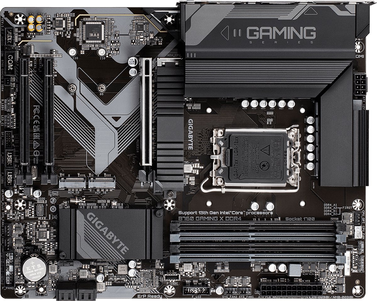 Gigabyte B760 Gaming X DDR4 moederbord