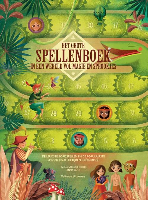 Veltman Uitgevers B.V. Het grote spellenboek in een wereld vol magie en sprookjes