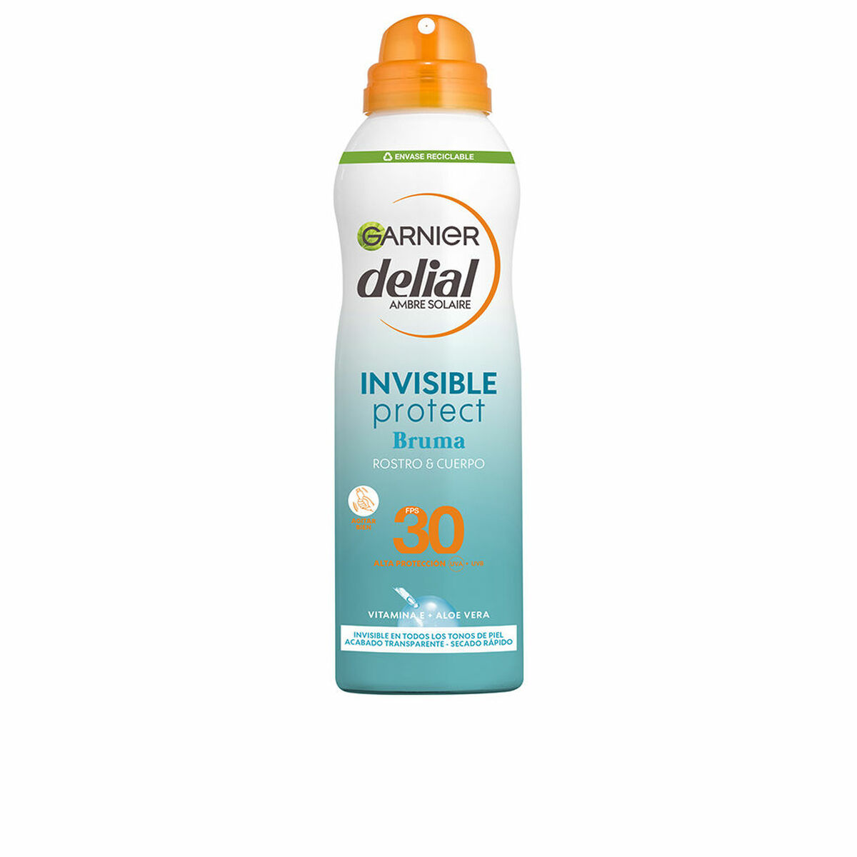 DELIAL - Protector Solar En Bruma Invisible Protect SPF 30 Garnier