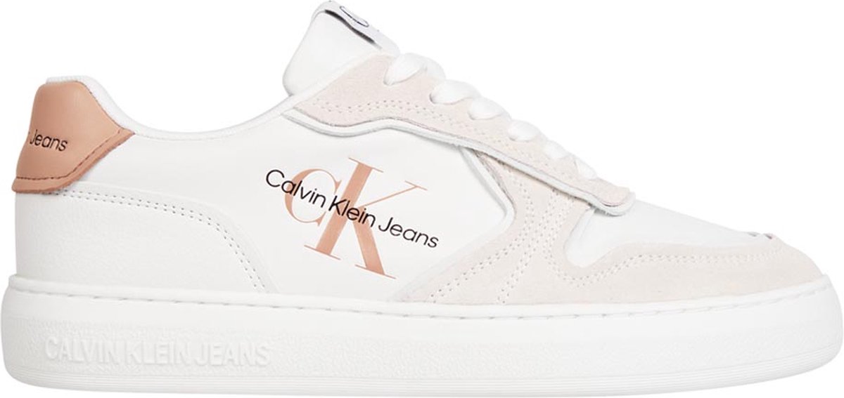 Calvin Klein - Zapatillas De Mujer Tipo Casco Bajas Con Logotipo Y Suela Volumen