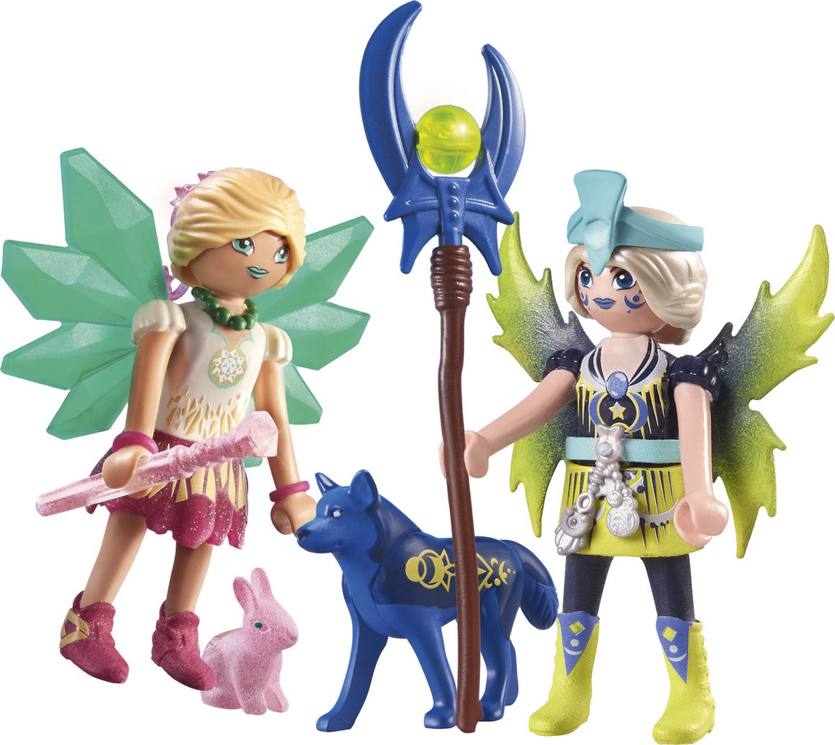 Playmobil - Crystal Y Moon Fairy Con Animales Del Alma