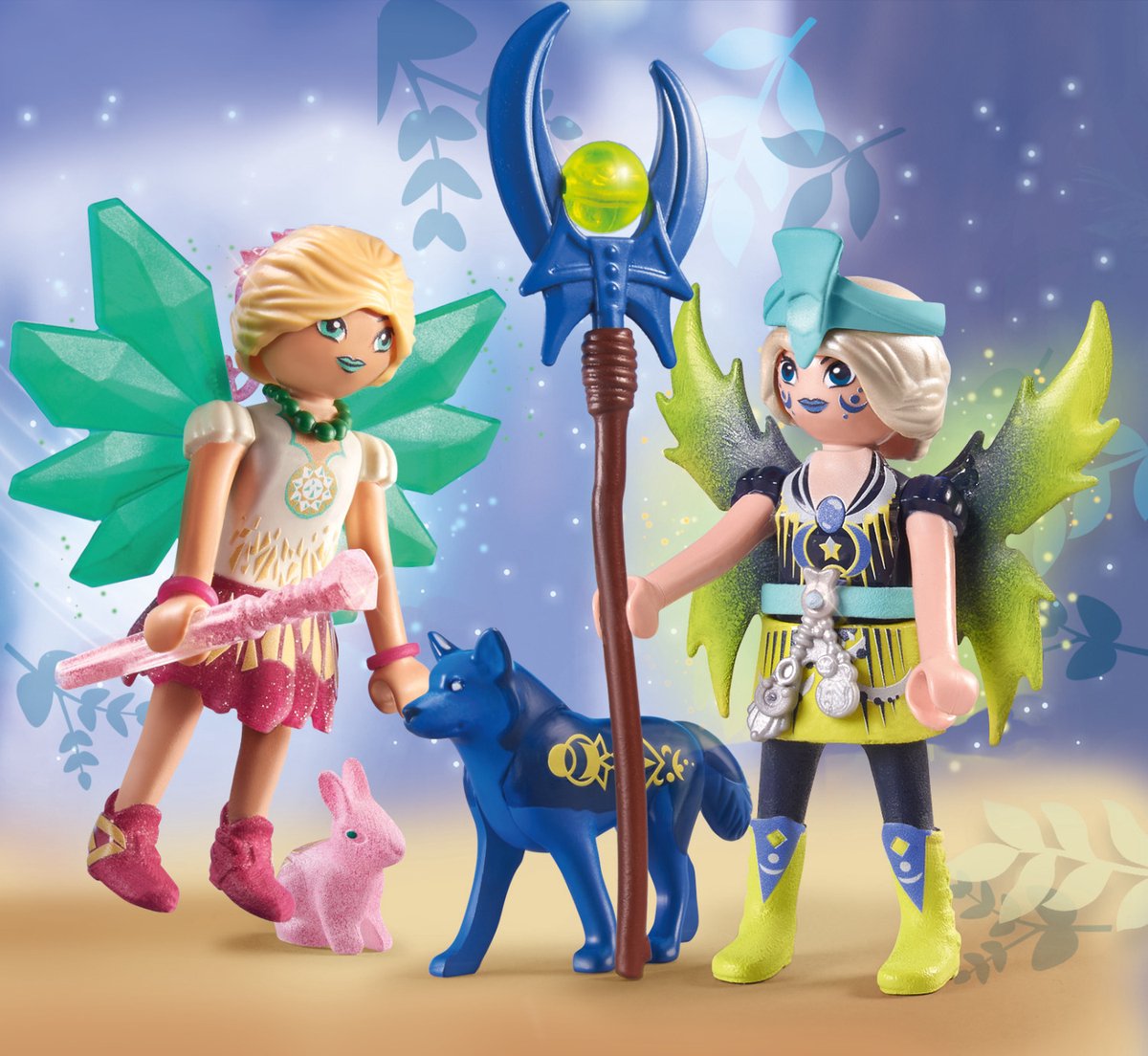 Playmobil - Crystal Y Moon Fairy Con Animales Del Alma