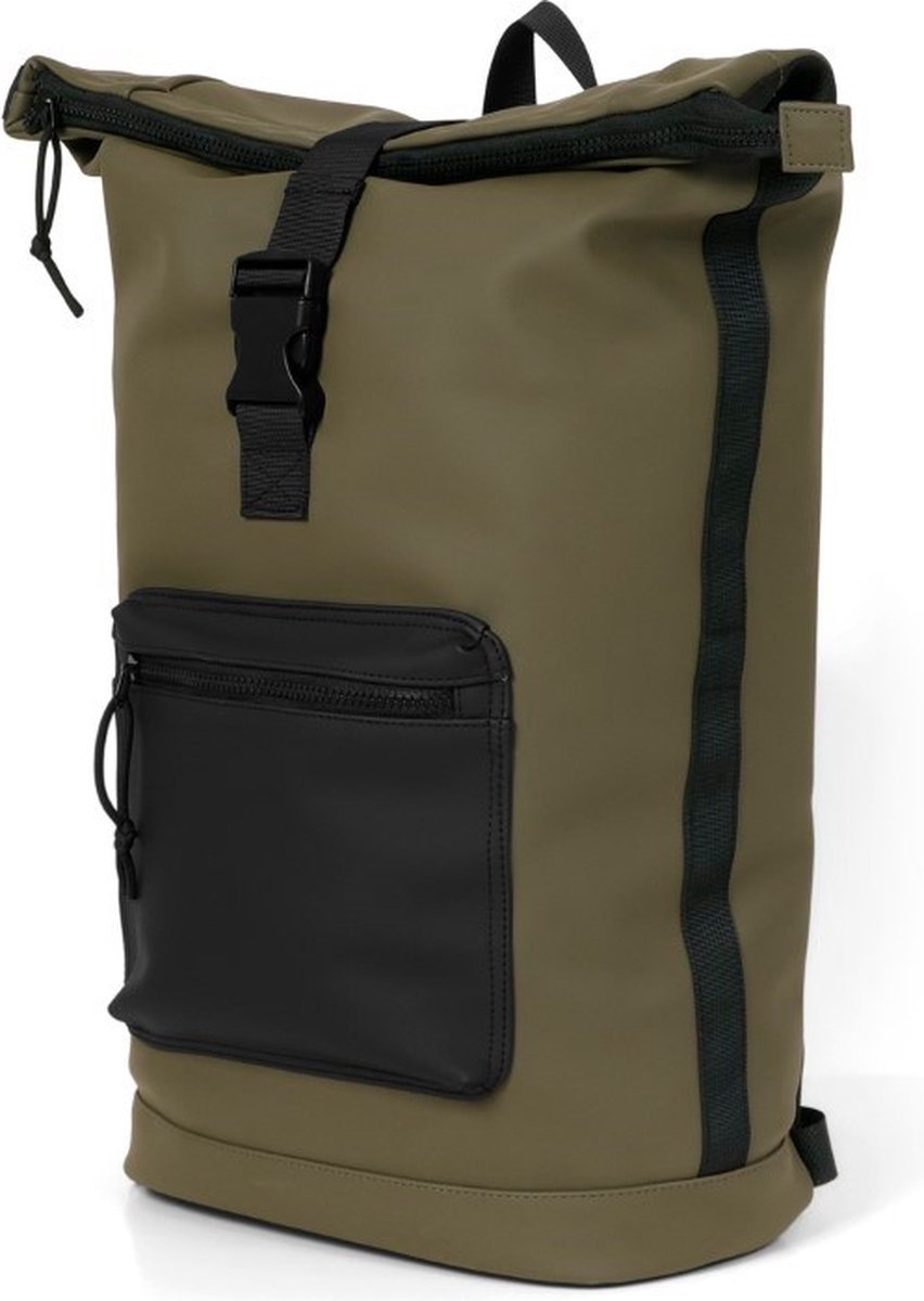 Norlander Waterdichte Rugzak 46l - Roltop Rugzak - Fietsrugzak - Olive - Groen