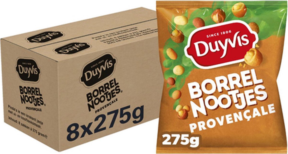 Duyvis - Borrelnootjes Provençale - 8x 275g