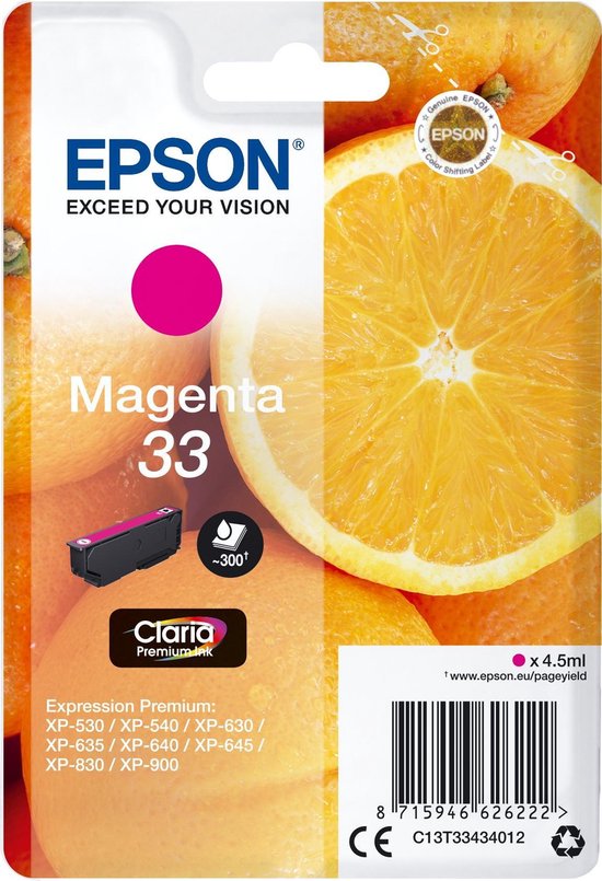Epson T3343 INK MAGENTA BLS