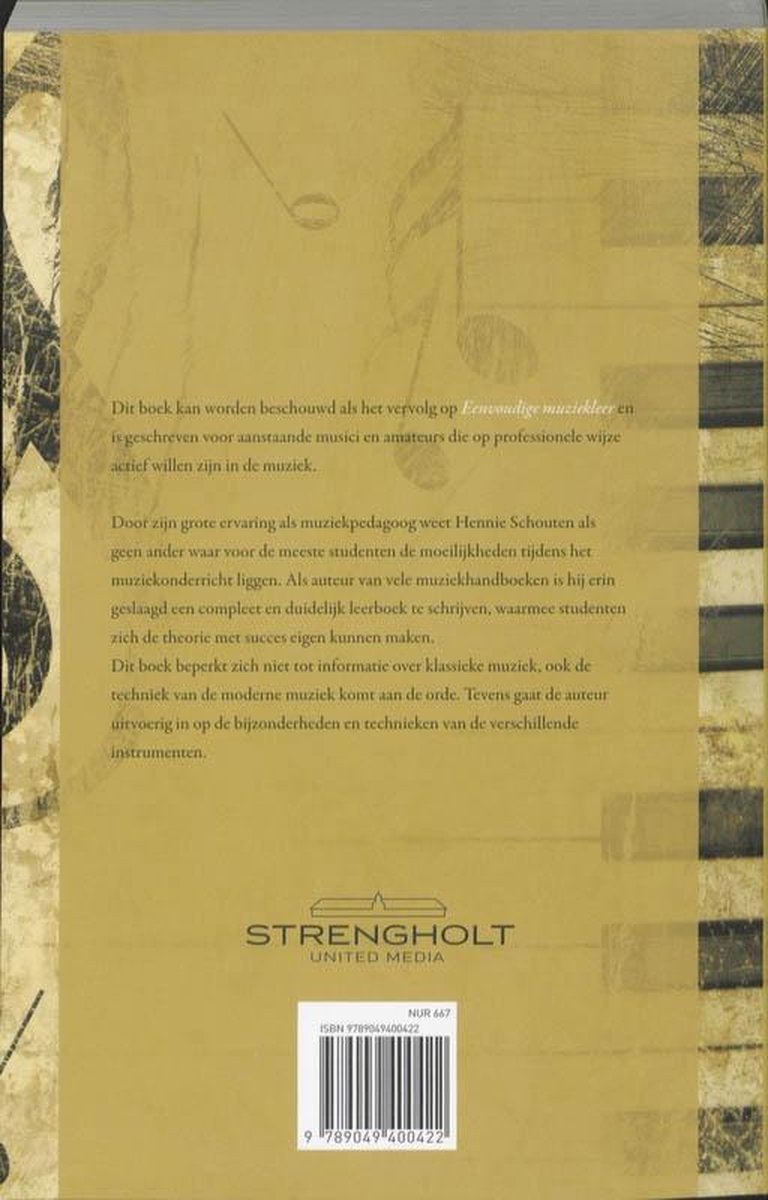 A.J.G. Strengholt&apos;s Boeken Anno 1928 B.V Muziekleer in theorie en praktijk