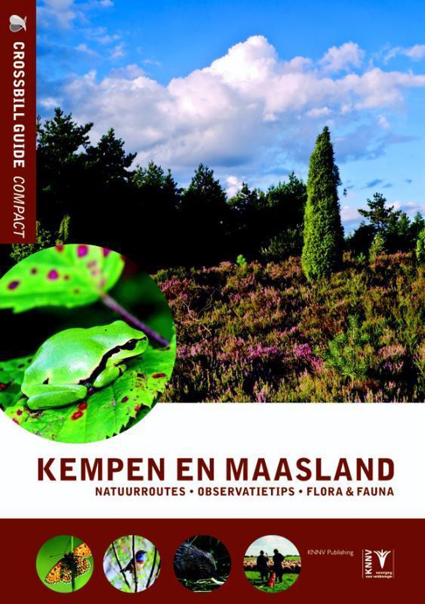 KNNV Uitgeverij Kempen en Maasland - natuur reisgids - België - Vlaanderen