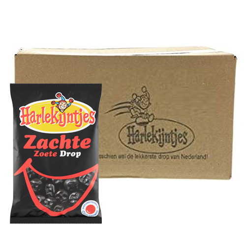 HARLEKIJNTJES - Zachte zoete drop - 12x 300g