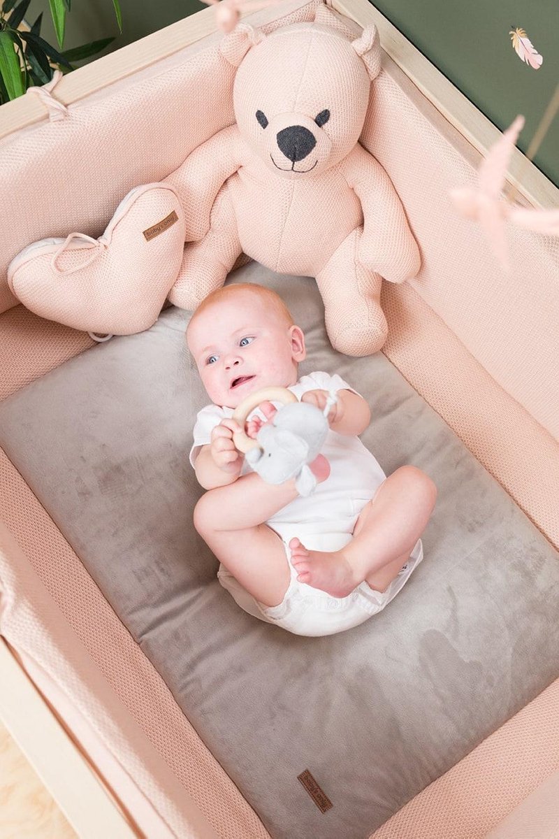 Baby's Only Classic Boxkleed Stone Green 75 x 95 cm - Groen