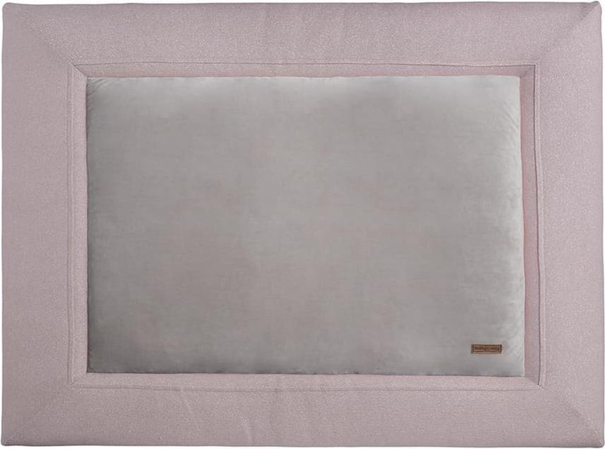 Baby's Only Sparkle Boxkleed Zilver / Mêlee 75 x 95 cm - Roze