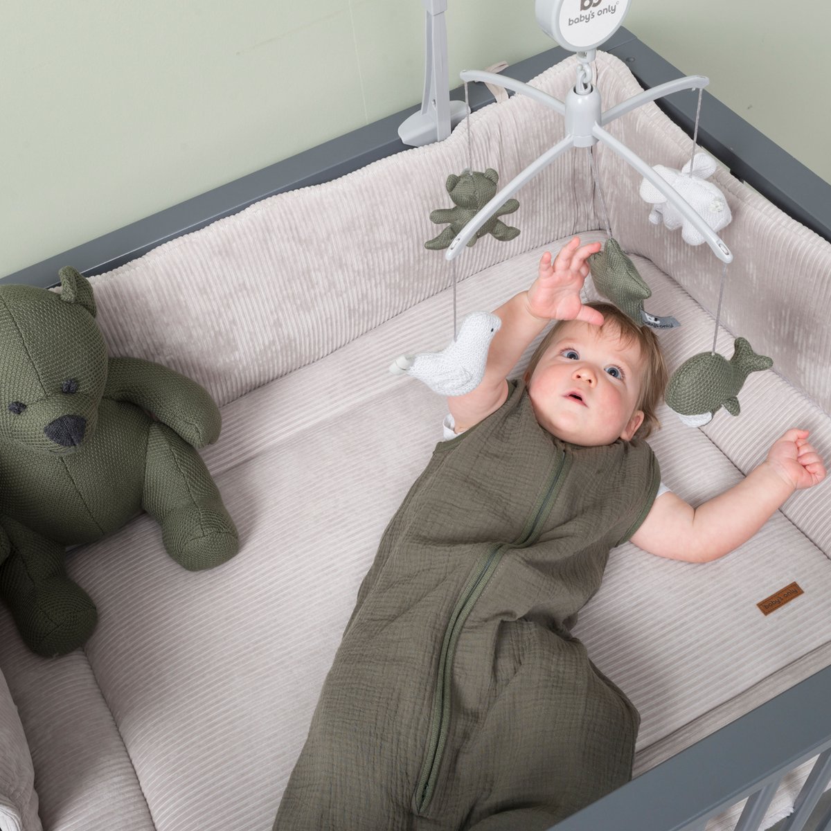 Baby's Only Sense Boxkleed Zee 75 x 95 cm - Groen