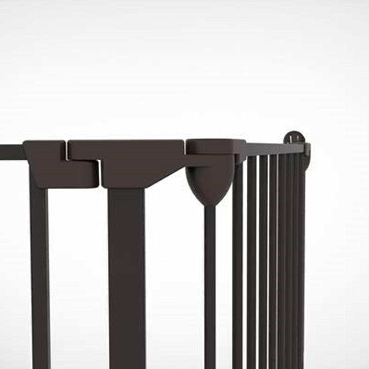 Noma Modular 3-Panelen Hek - Zwart