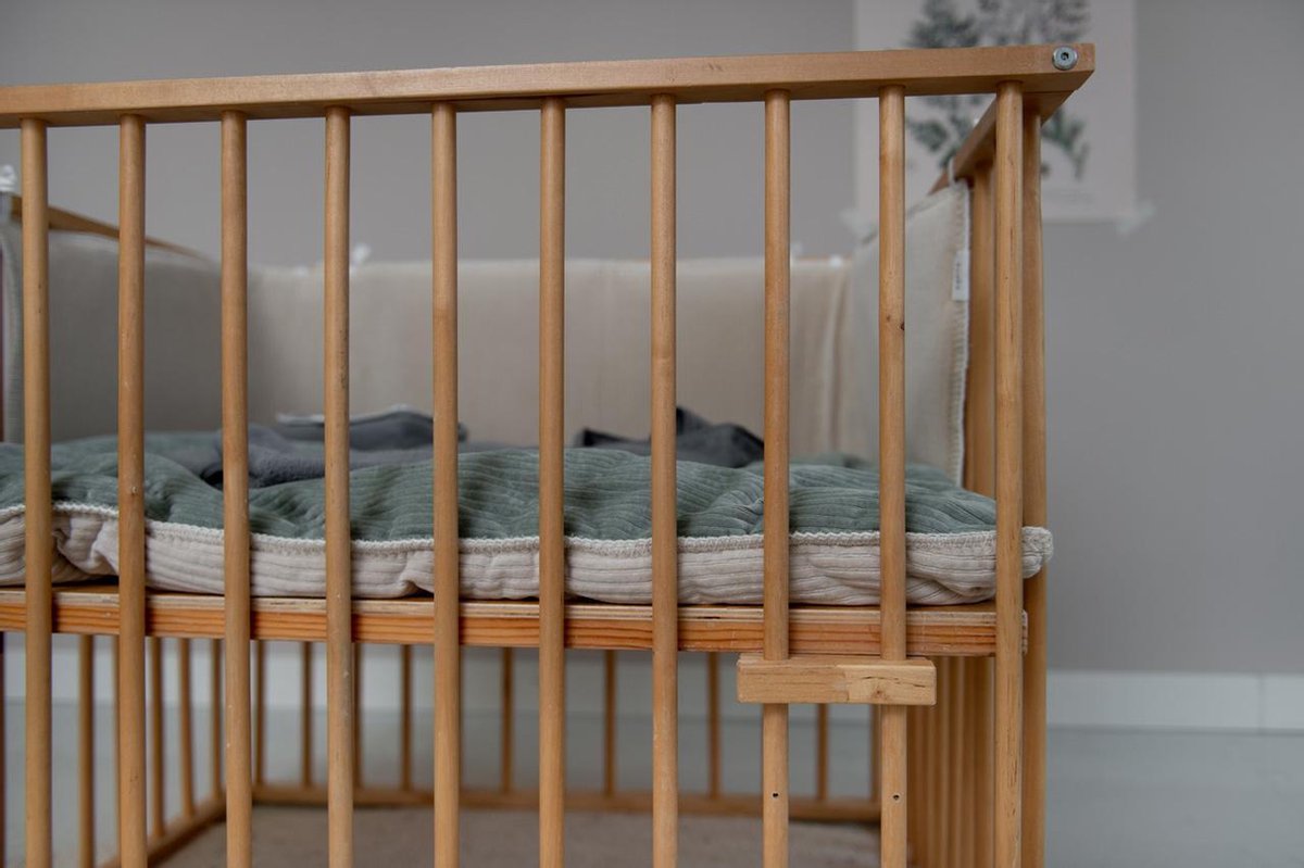 Koeka Vik Boxkleed Shadow Green / Sand 80 x 100 cm