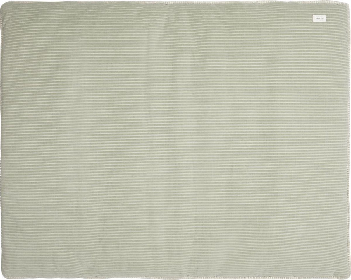 Koeka Vik Boxkleed Shadow Green / Sand 75 x 95 cm