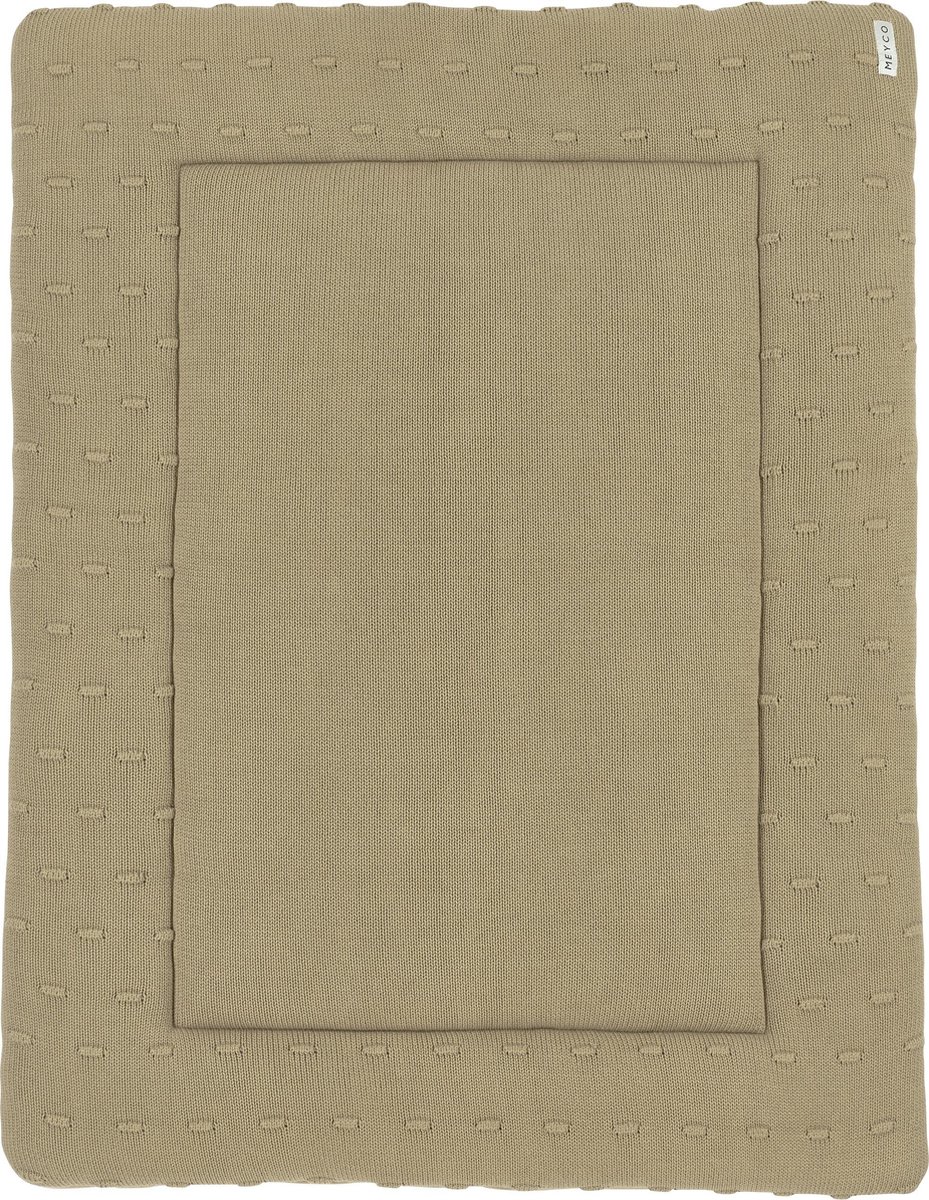 Meyco Knots Boxkleed Taupe 77 x 97 cm