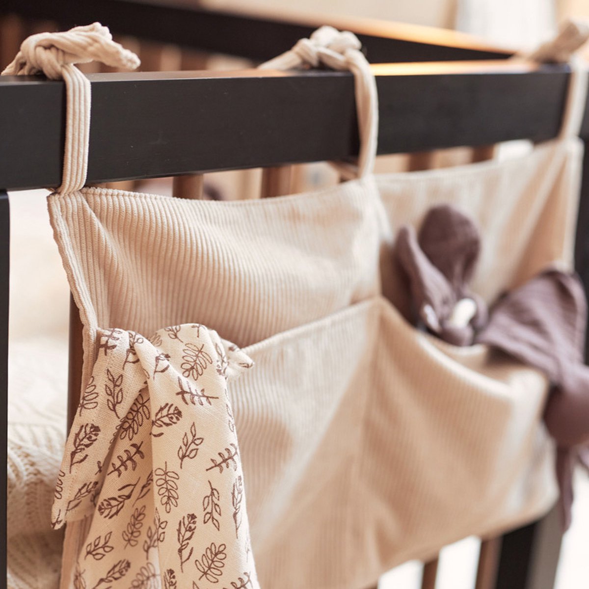 Jollein Corduroy Opbergzak Nougat