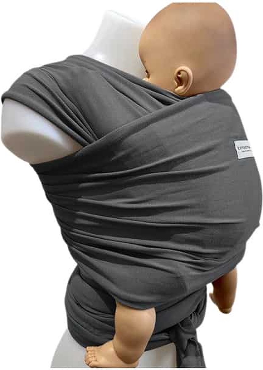 Bamboom Sling Babydraagdoek Antraciet