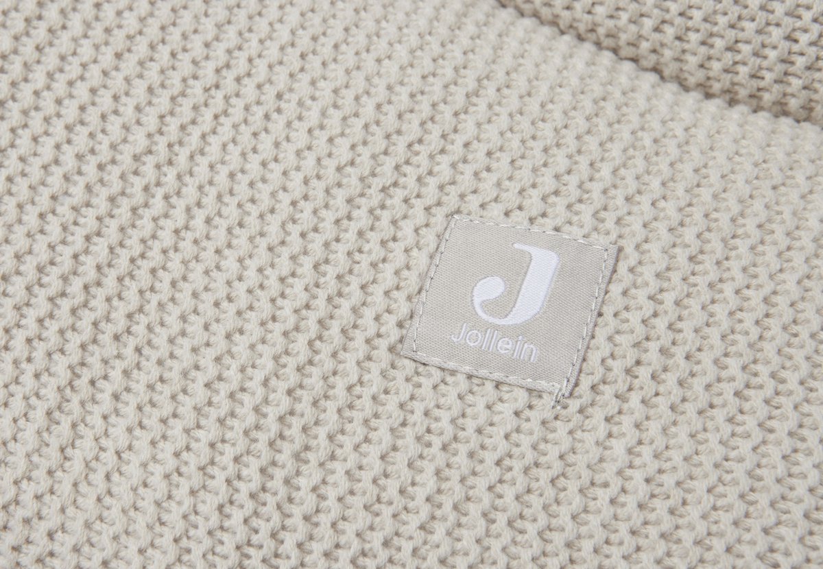 Jollein Basic Knit Boxkleed Rond Ø 95cm Nougat