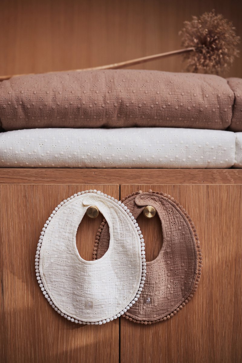 Jollein Embroidery Boxkleed 75 x 95 cm Ivory