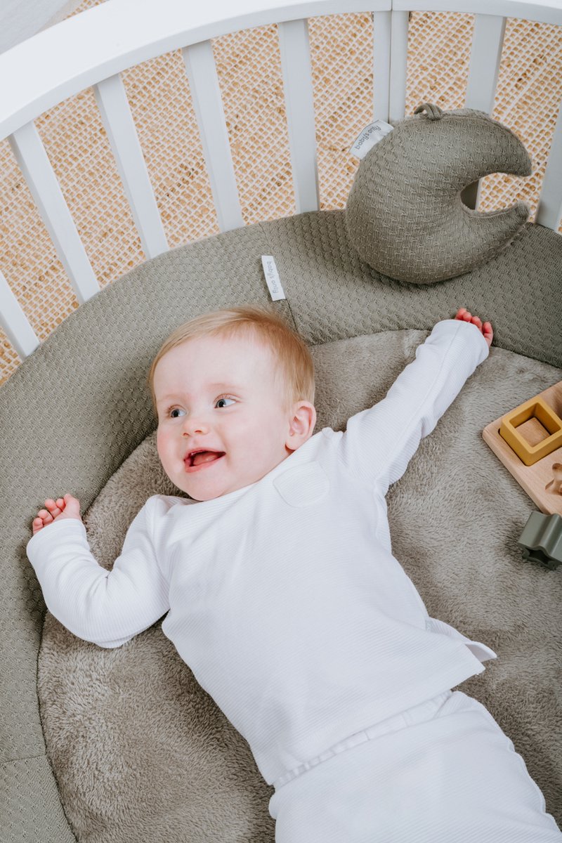 Baby's Only Sky Boxkleed Rond Urban Taupe 90 cm