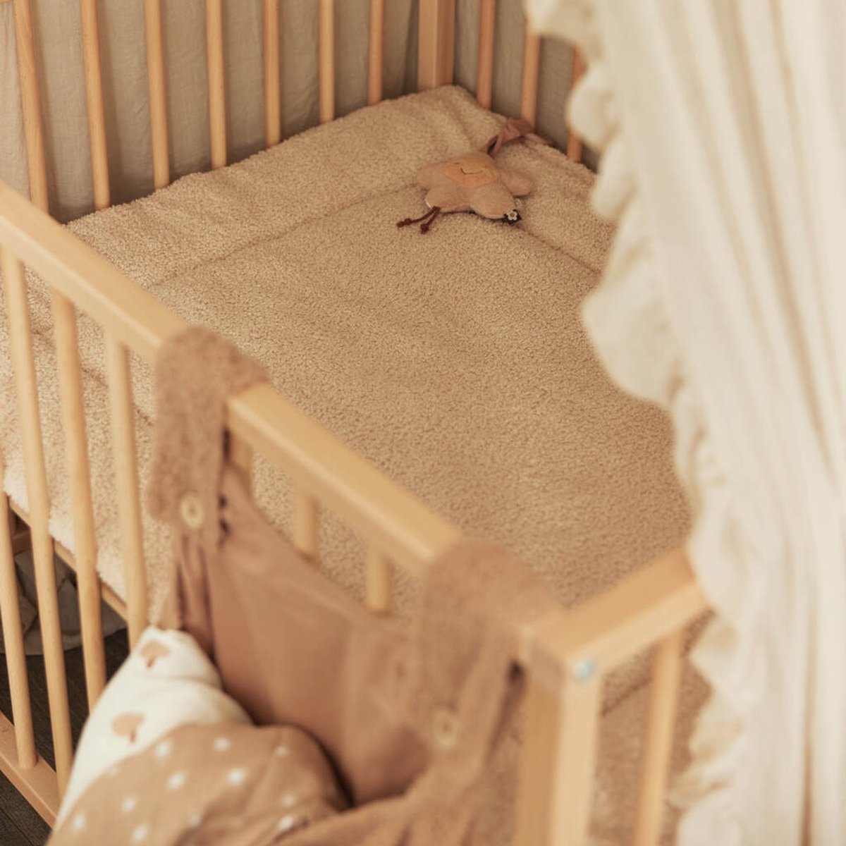 Jollein Boucle Boxkleed 80 x 100 cm Naturel