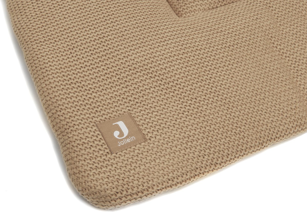 Jollein Basic Knit Boxkleed Biscuit 80 x 100 cm