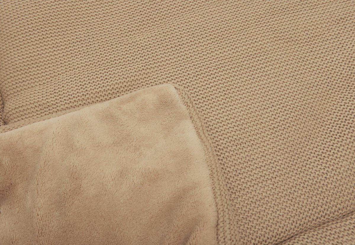 Jollein Basic Knit Boxkleed Biscuit 80 x 100 cm