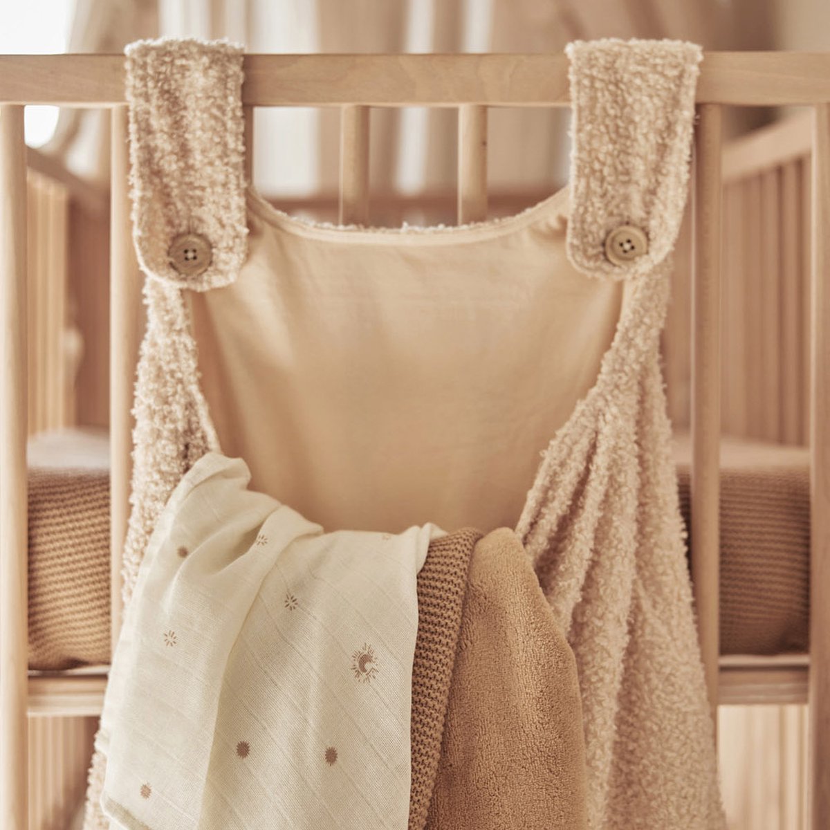 Jollein Boucle Opbergzak Naturel