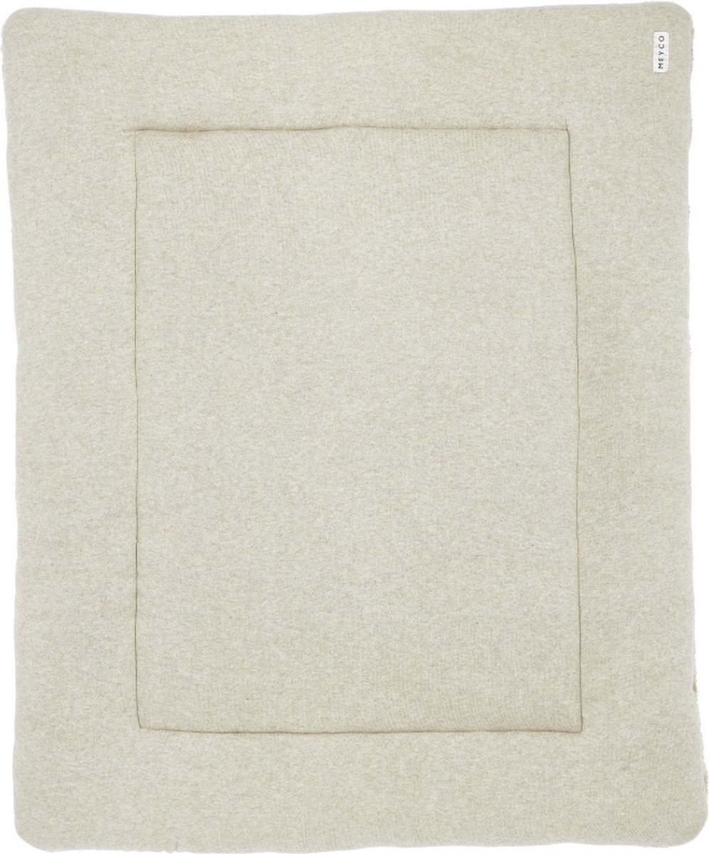 Meyco Knit Basic Boxkleed 77 x 97 cm Sand Melange