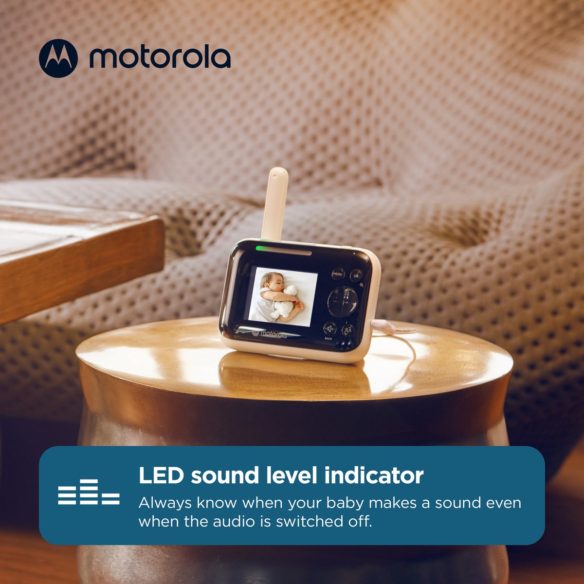 Motorola PIP 1200 Babyfoon - Zwart