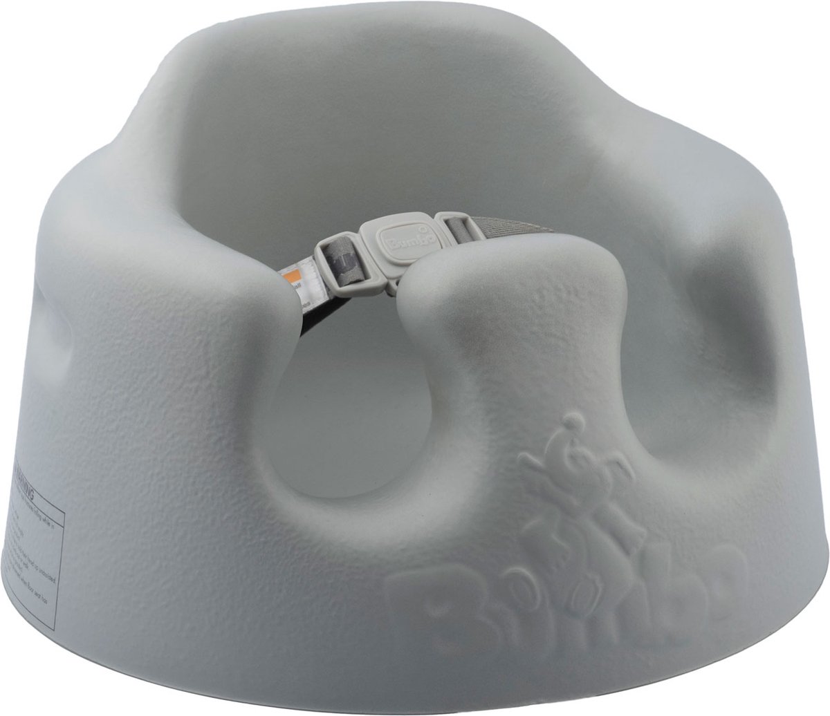 Bumbo Floorseat + Tuigje Cool Grey