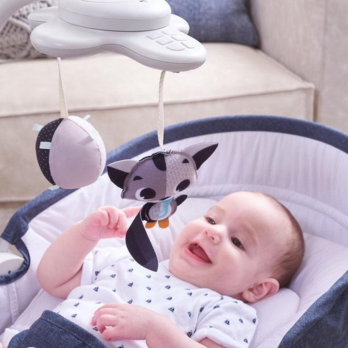 Tiny Love 3-in-1 Rocker Napper Blue Jeans - Blauw