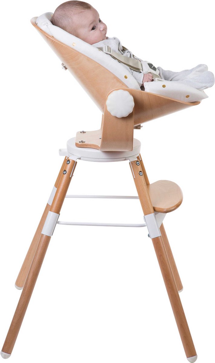 Childhome Evolu Newborn Seat Natural / Wit - Bruin
