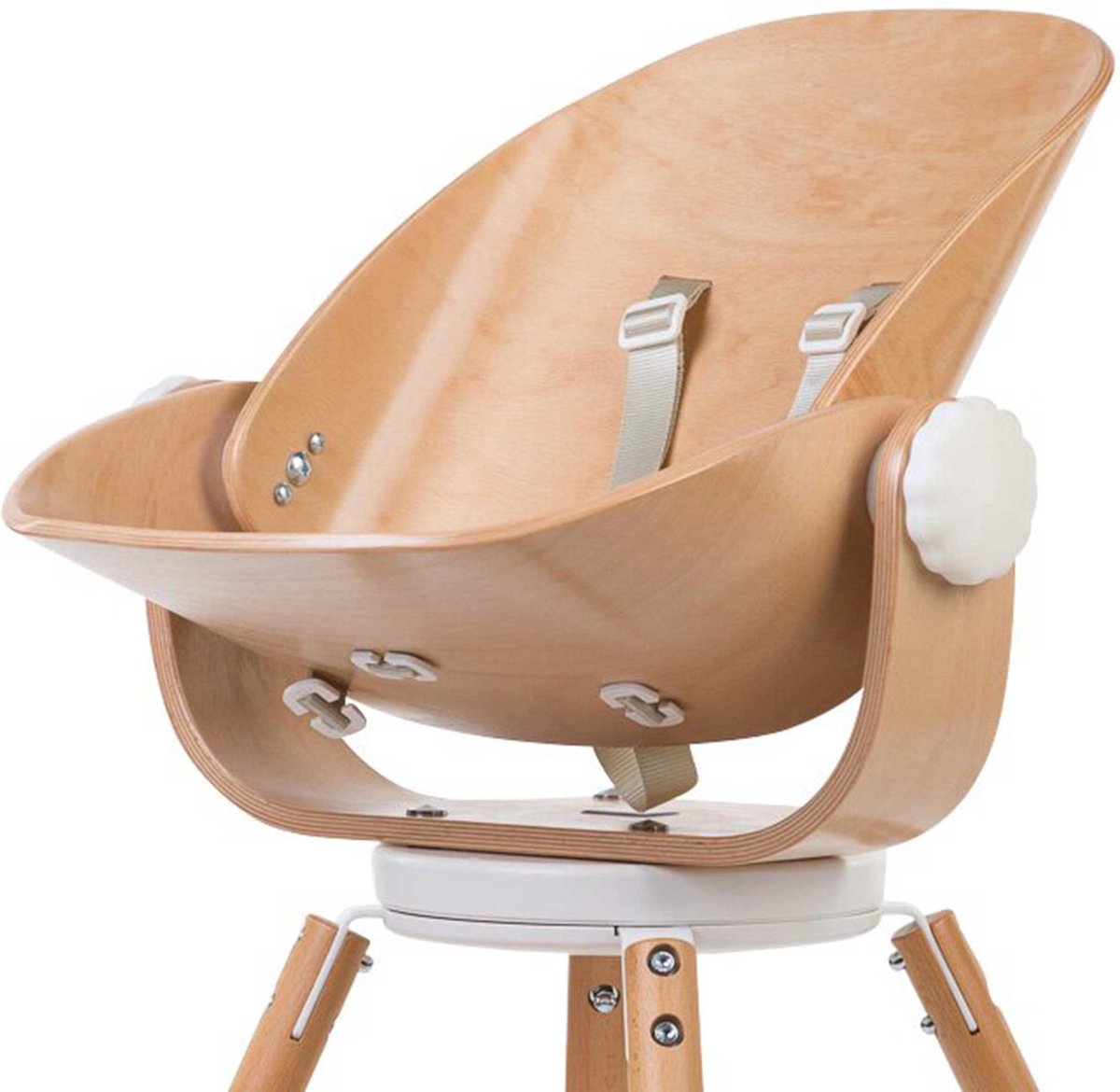 Childhome Evolu Newborn Seat Natural / Wit - Bruin