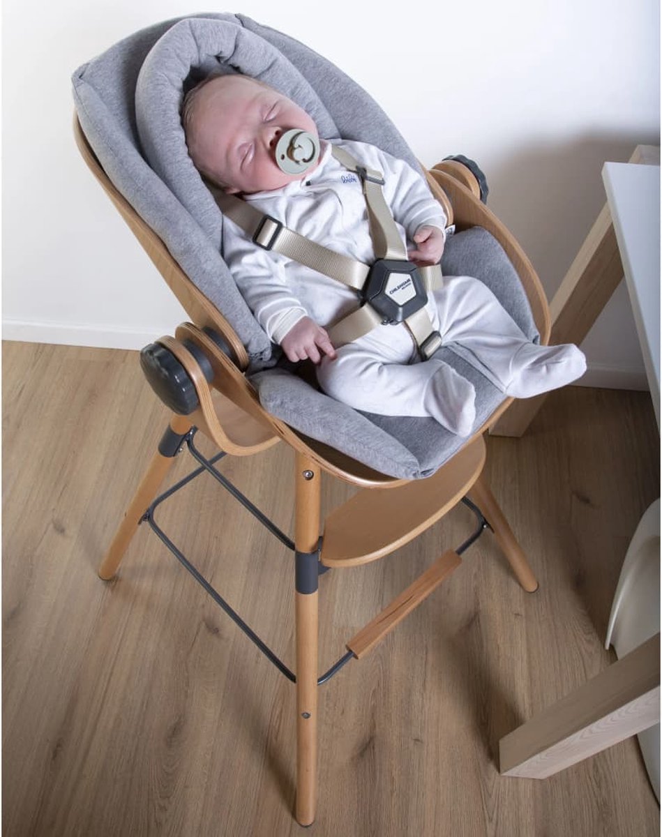 Childhome Evolu Newborn Seat Natural / Antraciet - Bruin