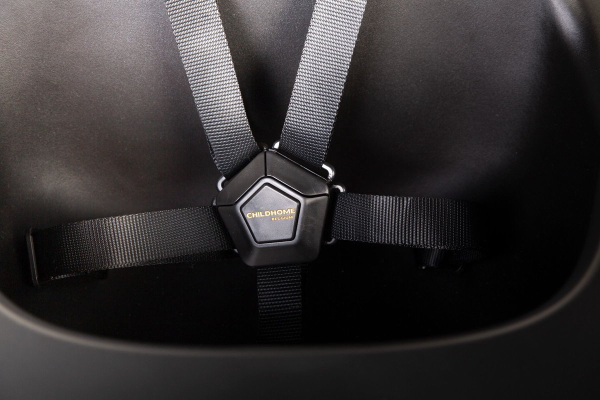 Childhome Evolu 2-in-1 Kinderstoel - Zwart