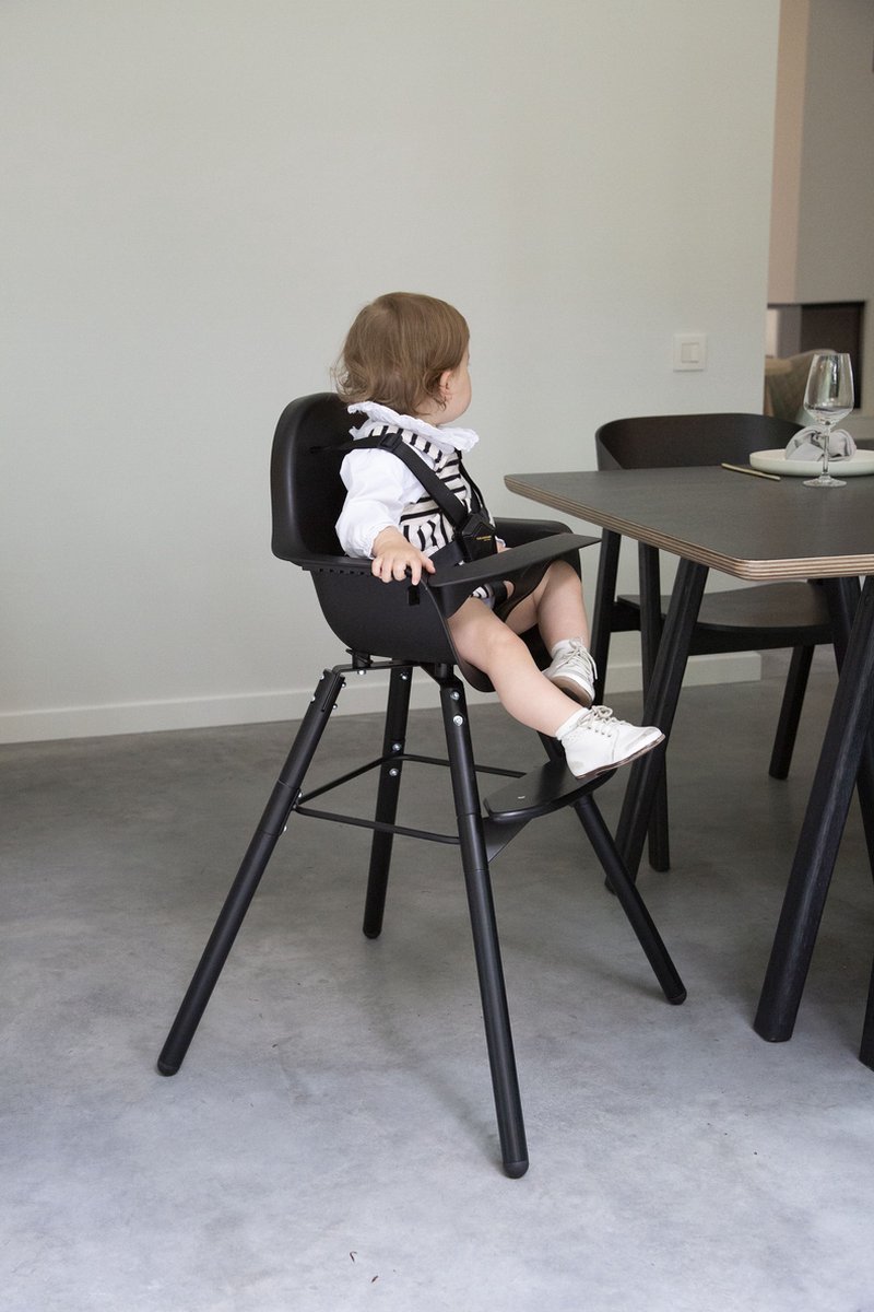 Childhome Evolu 2-in-1 Kinderstoel - Zwart