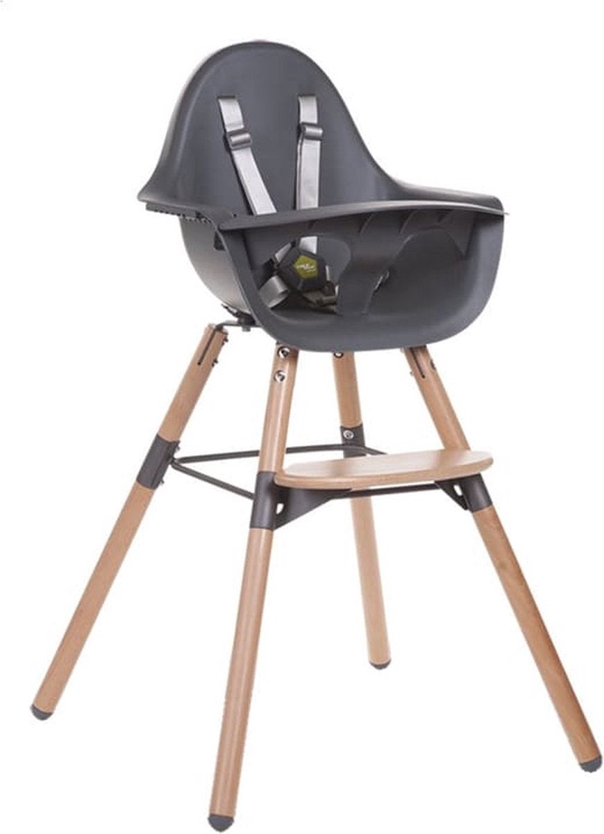 Childhome Evolu 2-in-1 Kinderstoel Naturel / Antraciet