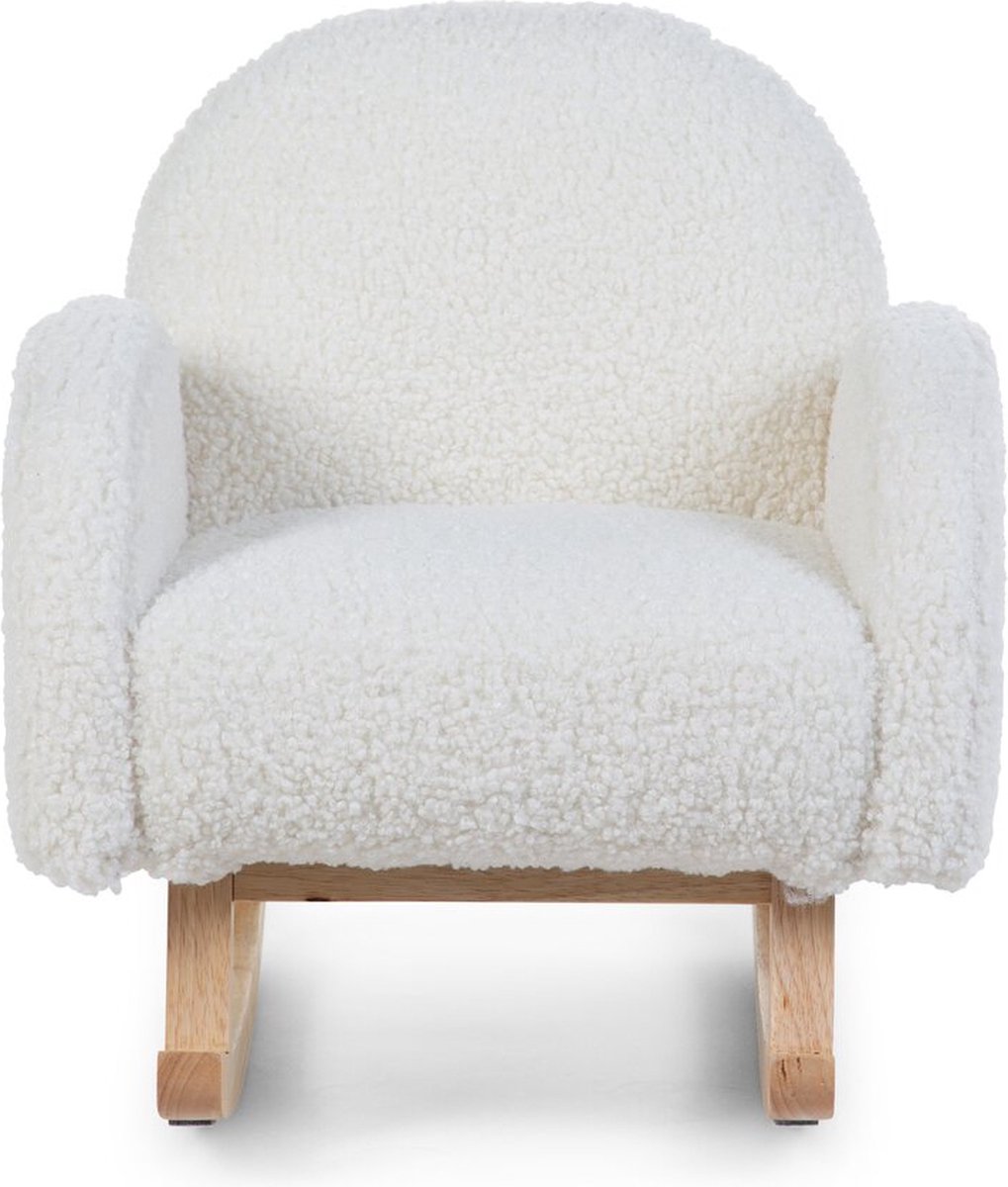 Childhome Teddy Schommelstoel Wit / Naturel