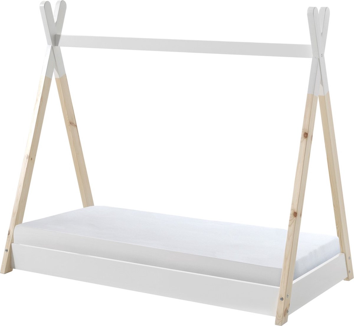 Vipack Tipi Bed 70 x 140 cm Wit