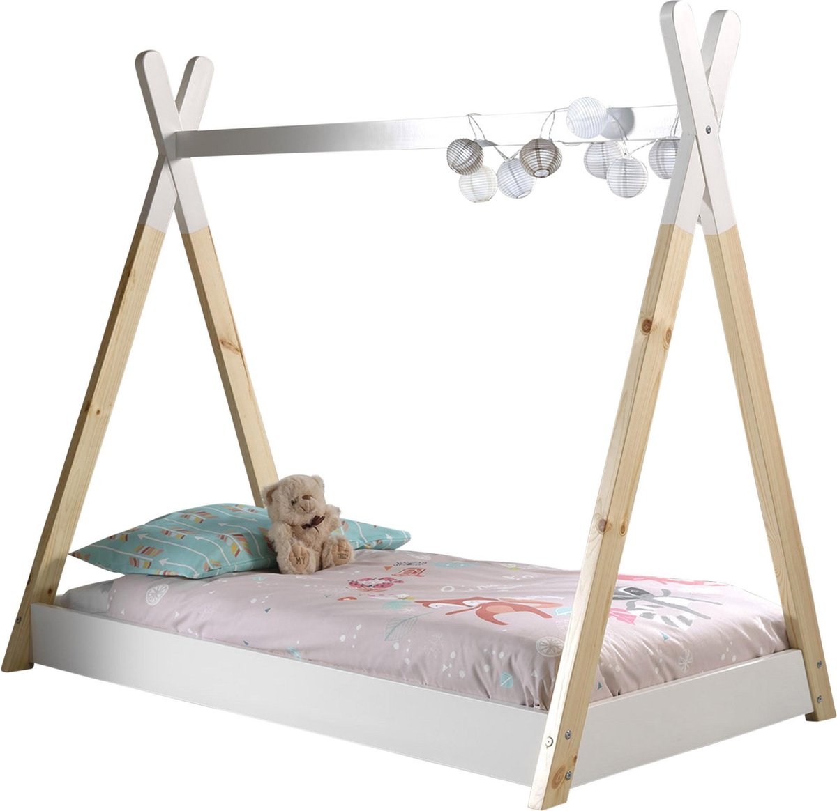 Vipack Tipi Bed 70 x 140 cm Wit