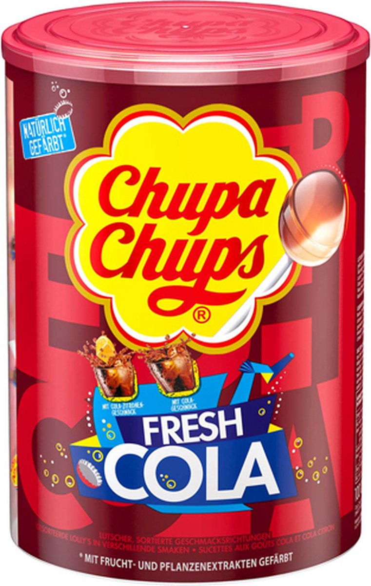 Chupa Chups - Lolly&apos;s Fresh Cola - 100 stuks