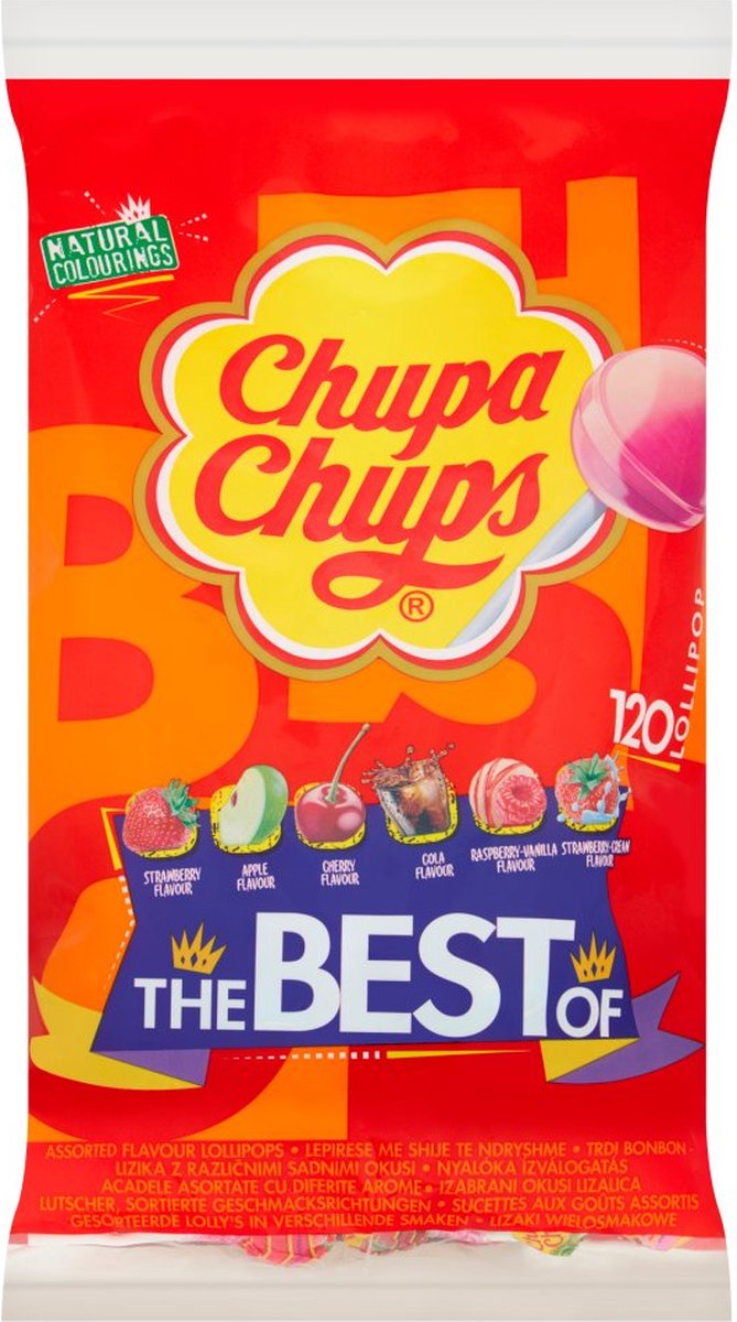 Chupa Chups - Lolly&apos;s The Best Of (Navulzak) - 120 stuks